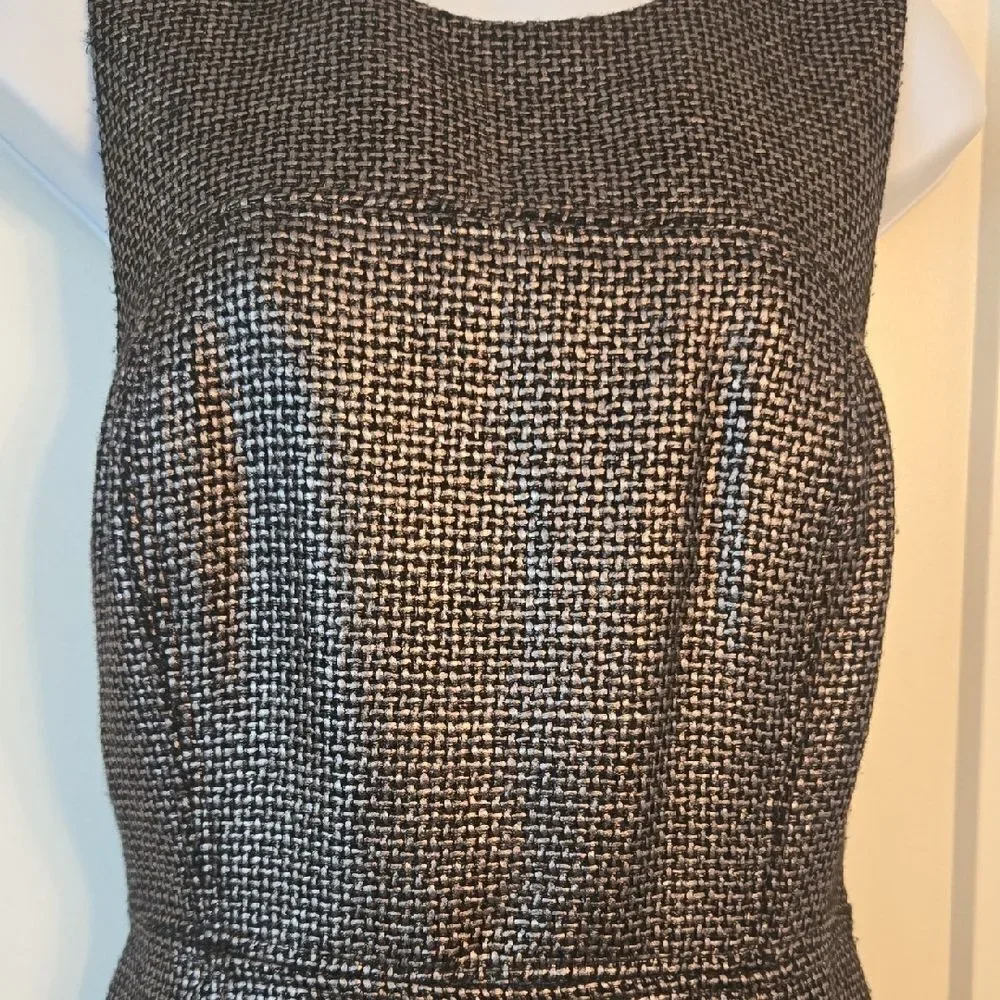 Banana Republic Gray and Black Sheath Mini Dress - Picture 3 of 4